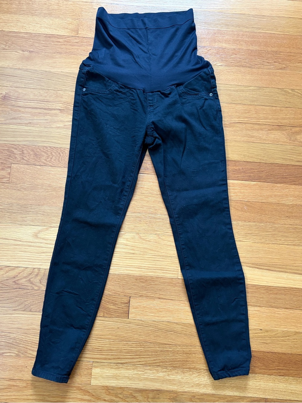 Sonoma Black Maternity Jeans with Overbelly Panel